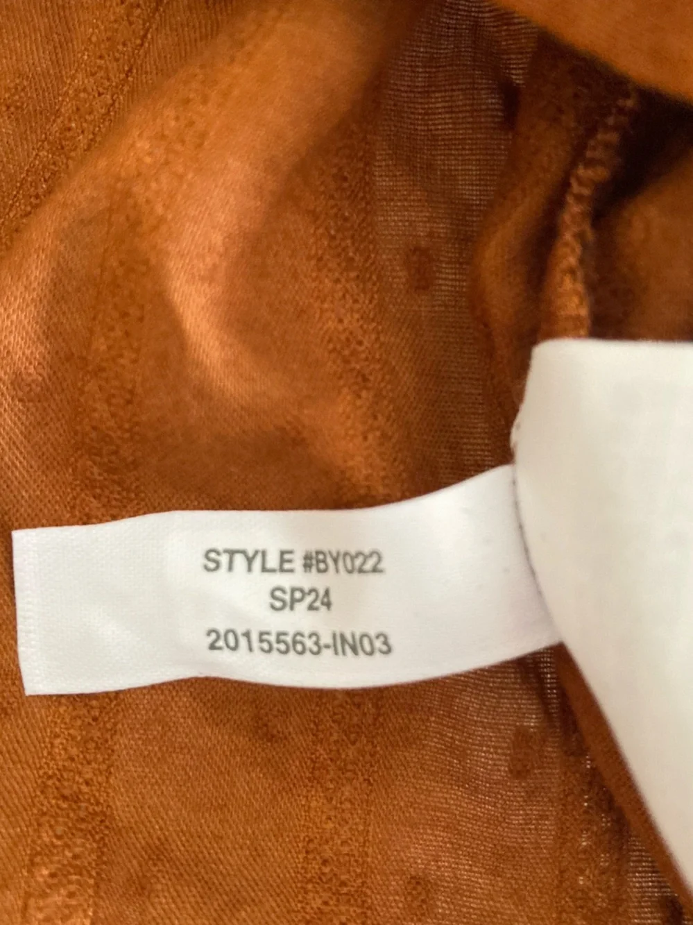 J Crew Peasant top Blouse Rust Size M
